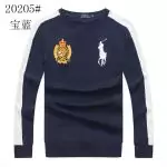 long sleeves t shirt ralph lauren sport an crown polo shirt blue